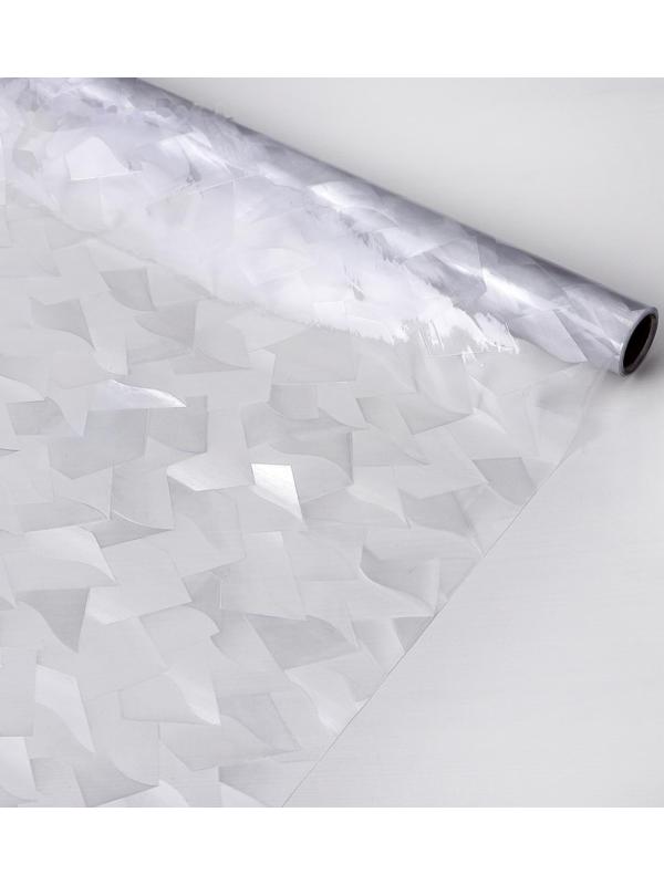 Витражная плёнка «Кристалл», 45×200 см, цвет прозрачный