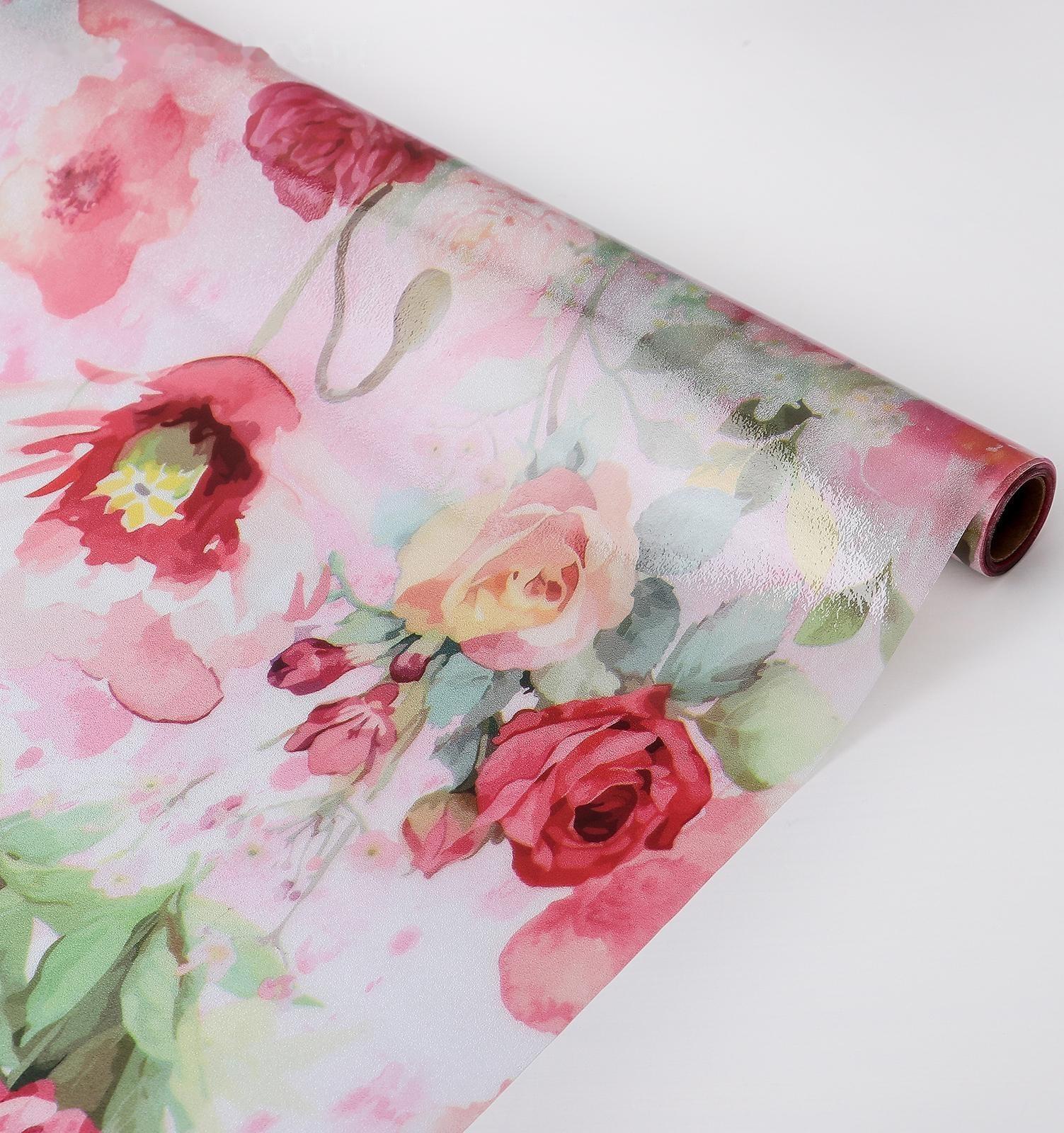 Витражная плёнка «Весна», 45×200 см