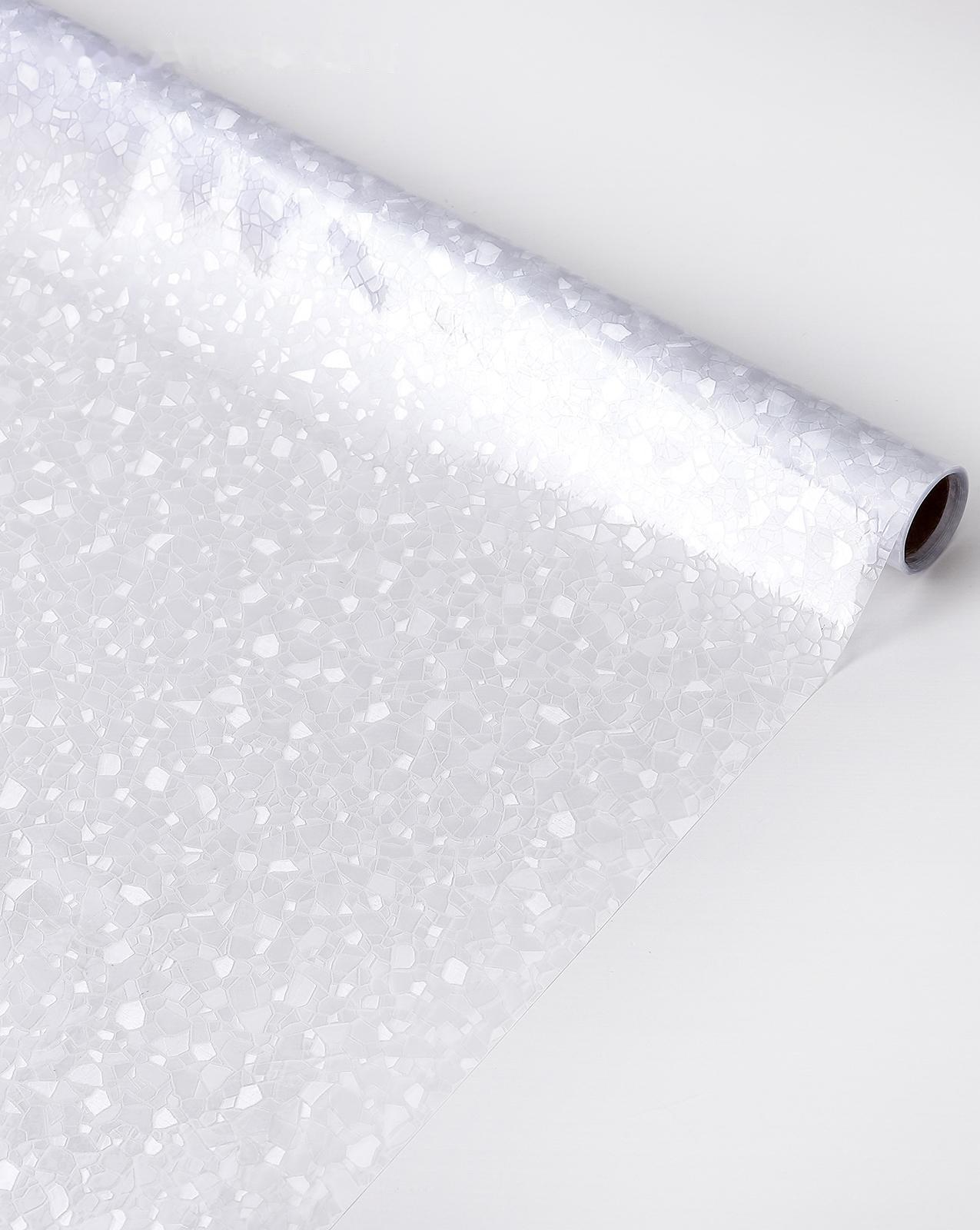 Витражная плёнка «Камушки», 45×200 см, цвет прозрачный