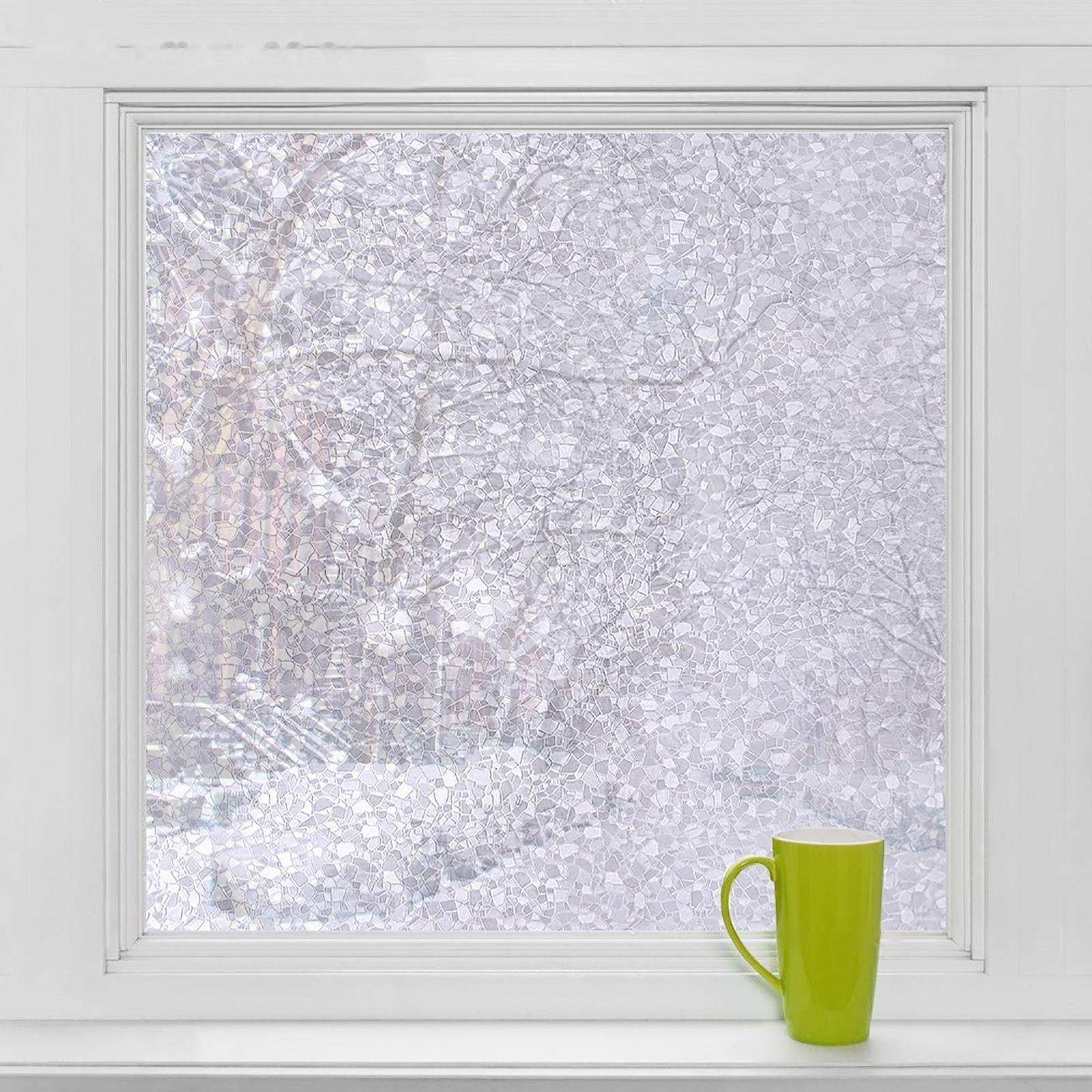 Витражная плёнка «Камушки», 45×200 см, цвет прозрачный