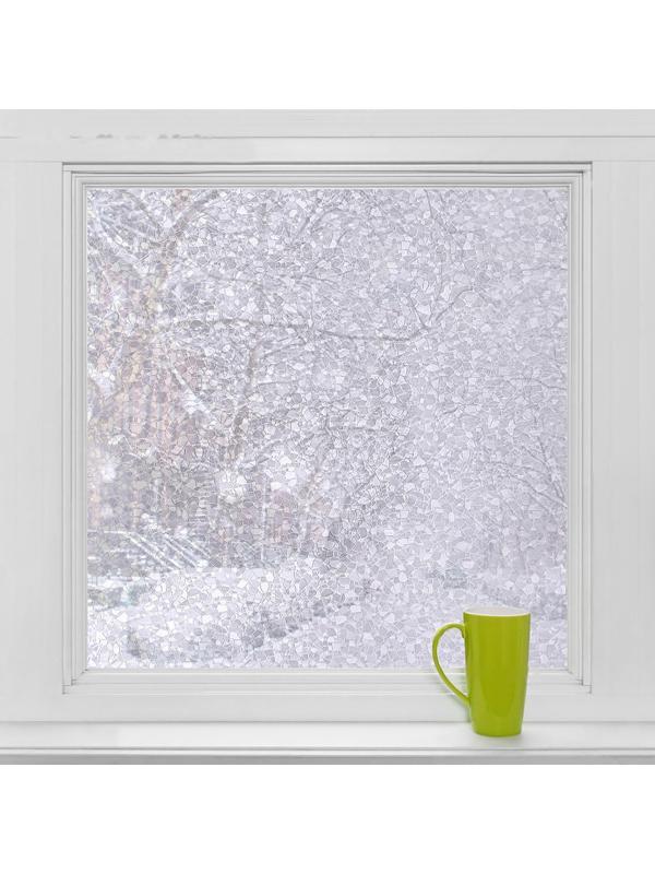 Витражная плёнка «Камушки», 45×200 см, цвет прозрачный