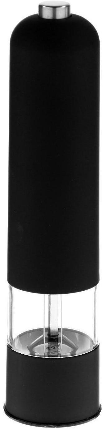 Мельница электрическая Luazon LET-001, пластик, от батареек, чёрная