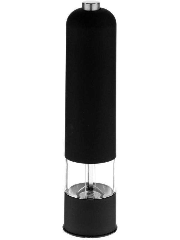 Мельница электрическая Luazon LET-001, пластик, от батареек, чёрная