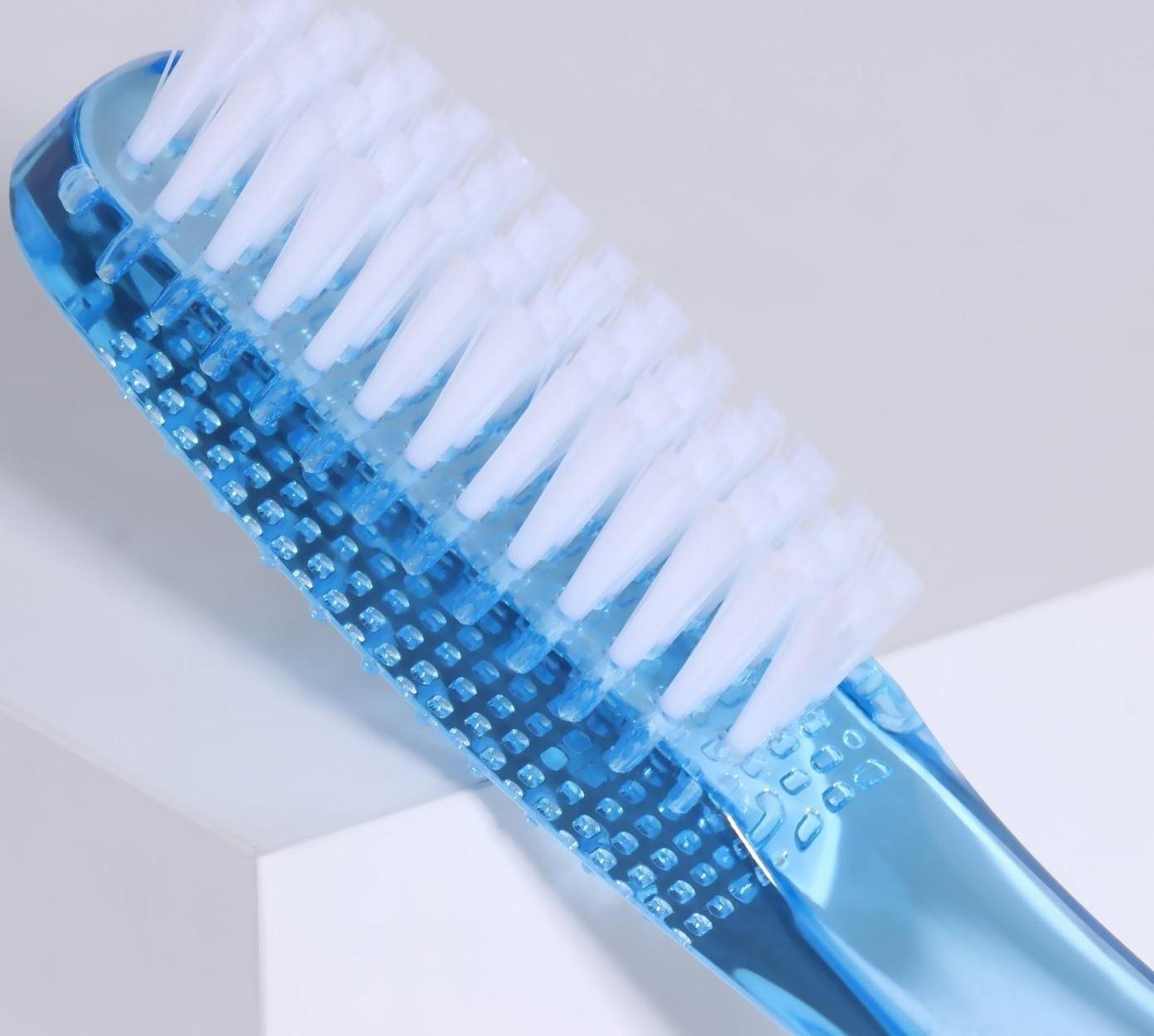 Щётка для маникюра/педикюра, 14,5 см, цвет МИКС