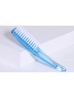 Щётка для маникюра/педикюра, 14,5 см, цвет МИКС