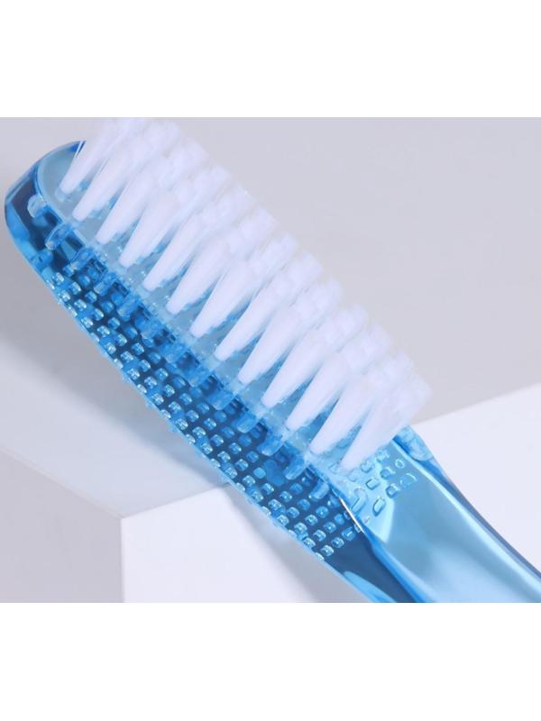 Щётка для маникюра/педикюра, 14,5 см, цвет МИКС