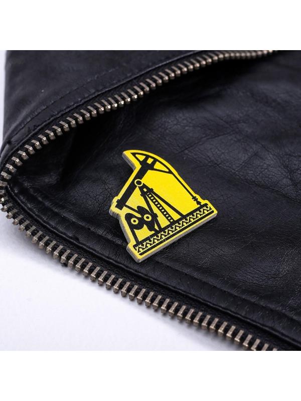 Значок деревянный «ЯНАО. Буровая вышка», 2,9 х 3 см