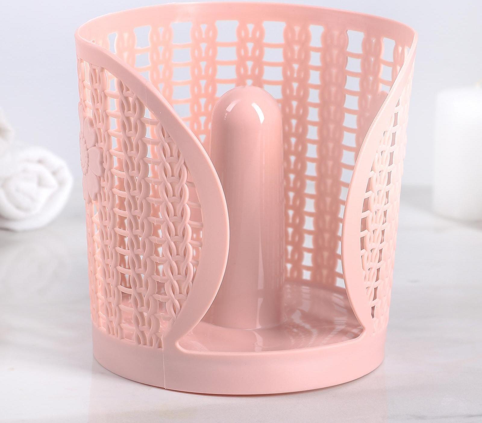 Держатель для бумажных полотенец «Вязание», 13,5×14 см, цвет МИКС