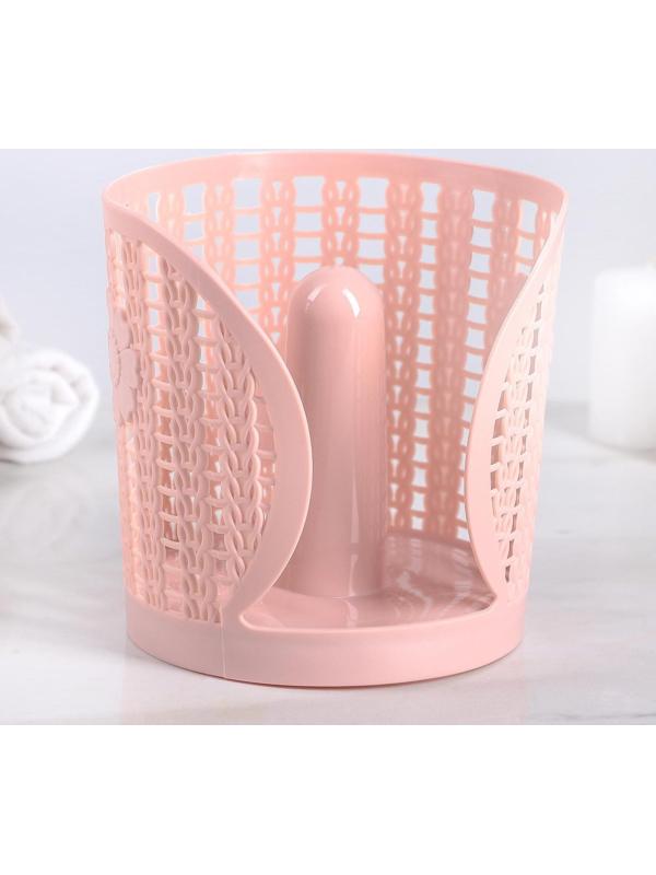 Держатель для бумажных полотенец «Вязание», 13,5×14 см, цвет МИКС