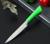 Нож кухонный «Рич», лезвие 12,5 см, цвет зелёный