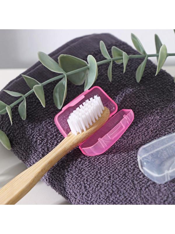 Набор футляров для зубной щётки, 4×2×2 см, 5 шт, цвет МИКС