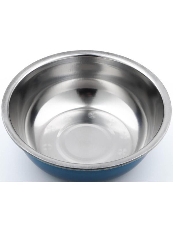 Набор мисок из нержавеющей стали «Радуга», 3 предмета: 1,5 л, 2 л, 2,5 л, 20×7,5 см/22×8 см/24×8,5 см