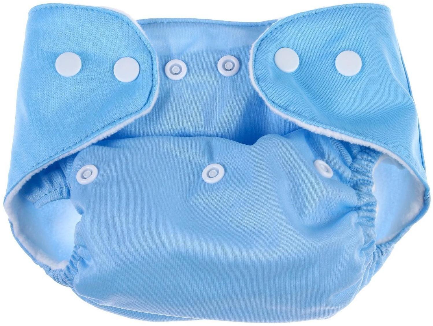 Многоразовый подгузник «Джентльмен», цвет голубой