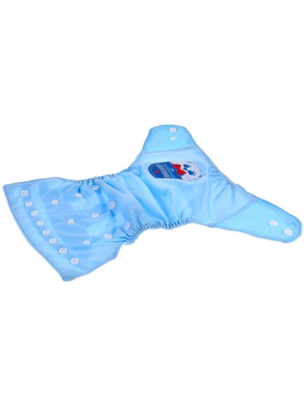 Многоразовый подгузник «Джентльмен», цвет голубой