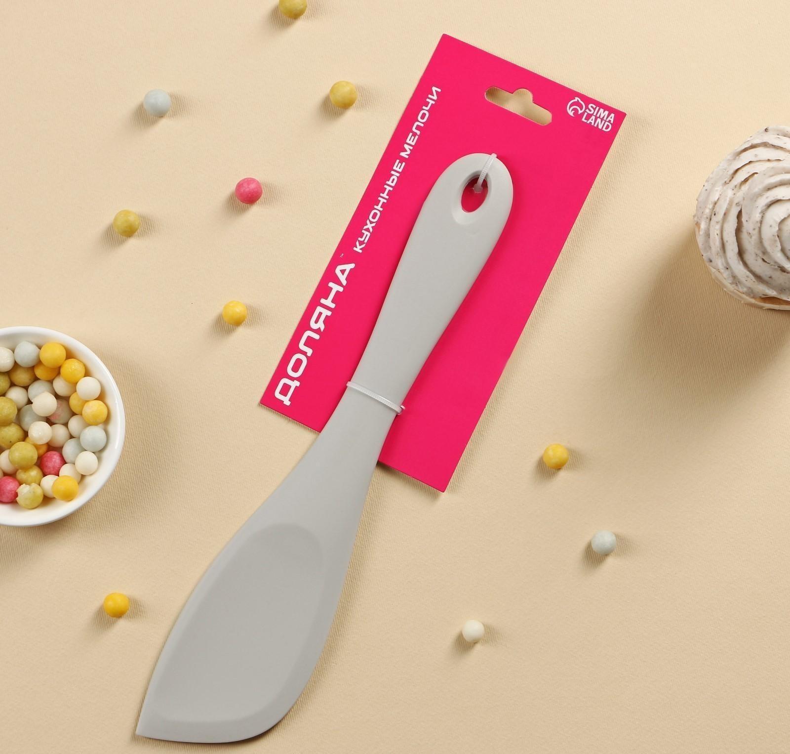 Лопатка Доляна «Гросс», 28,5 см, цвет МИКС