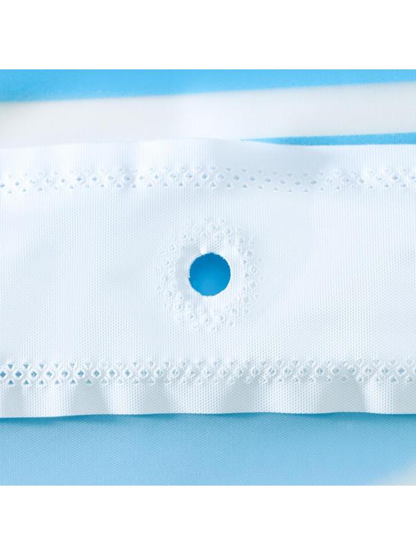 Штора для ванной Доляна «Капли», 180×180 см, EVA