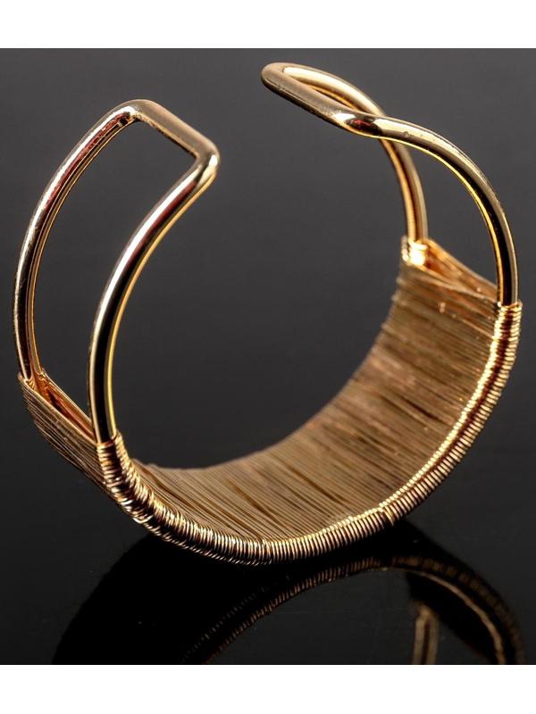 Кольцо для салфеток «Аврора», 5×2 см, цвет золотой