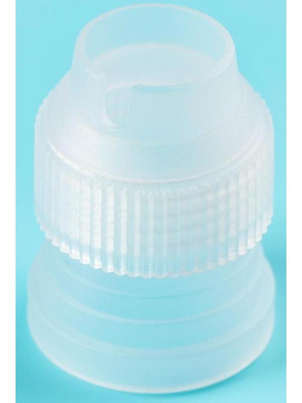 Набор кондитерский, 8 предметов: насадки 5 шт, адаптер, мешок, шпатель, насадки, цвет МИКС