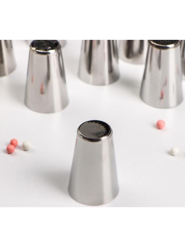 Набор насадок кондитерских Доляна, 12 шт, d=2,8 см