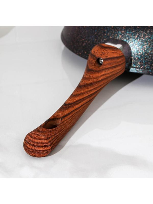 Сковорода Granit ultra, d=28 cм, пластиковая ручка, антипригарное покрытие, цвет чёрный