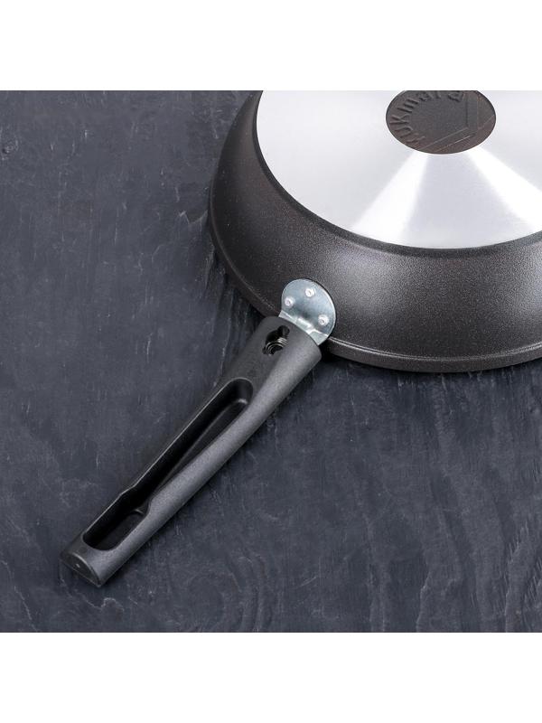 Набор кухонной посуды «Традиция №1», антипригарное покрытие, крышка, цвет чёрный