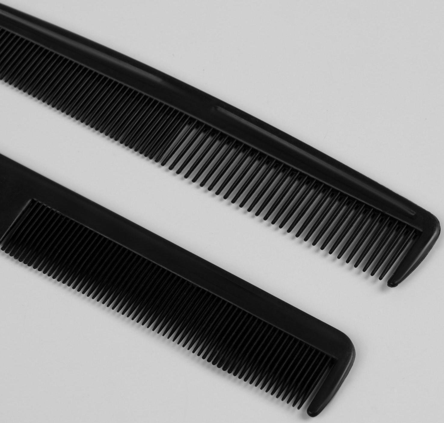 Набор парикмахерский, 4 предмета, цвет чёрный