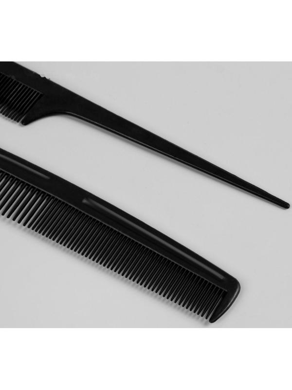 Набор парикмахерский, 4 предмета, цвет чёрный