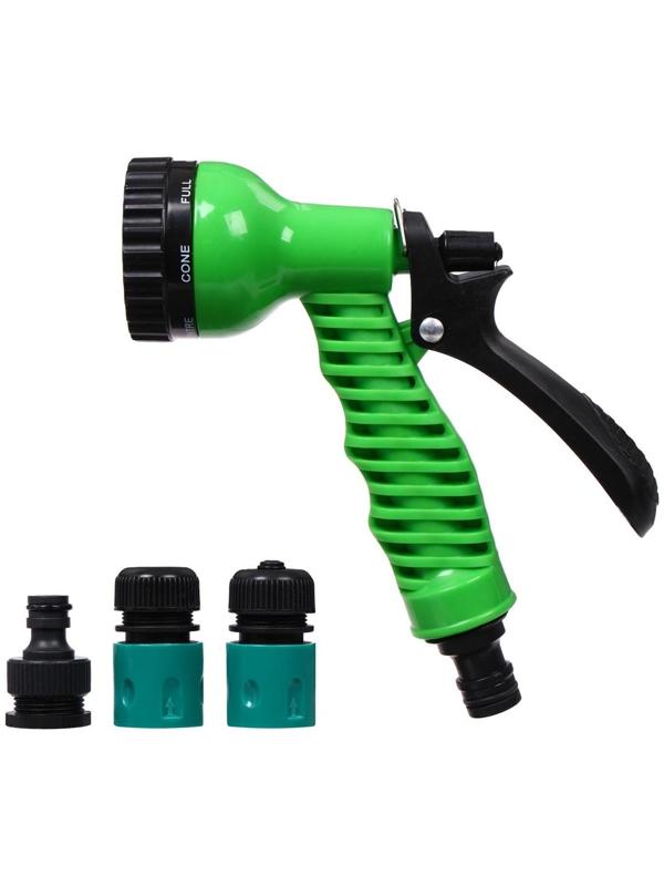 Набор: пистолет для полива, 7 режимов, коннекторы 1/2
