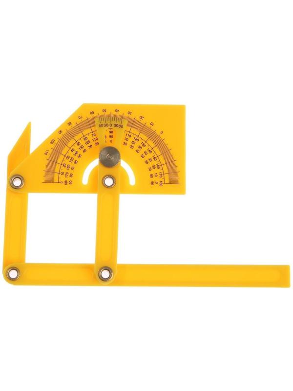 Угломер-квадрант ТУНДРА, пластиковый, 90 - 155 мм