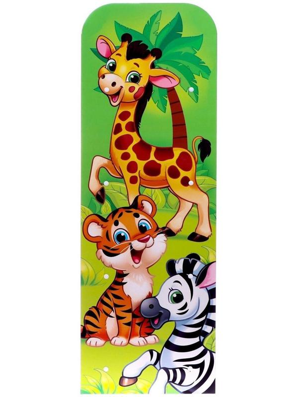 Стеллаж «Жираф», цвет белый, зелёный