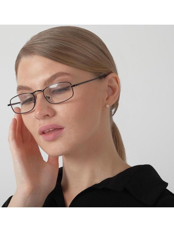 Очки корригирующие 333, цвет чёрный, +2