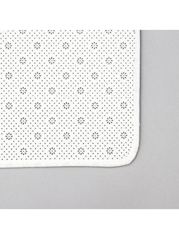 Набор ковриков для ванной и туалета Доляна «Виньер», 2 шт: 44×50, 50×80 см, цвет синий