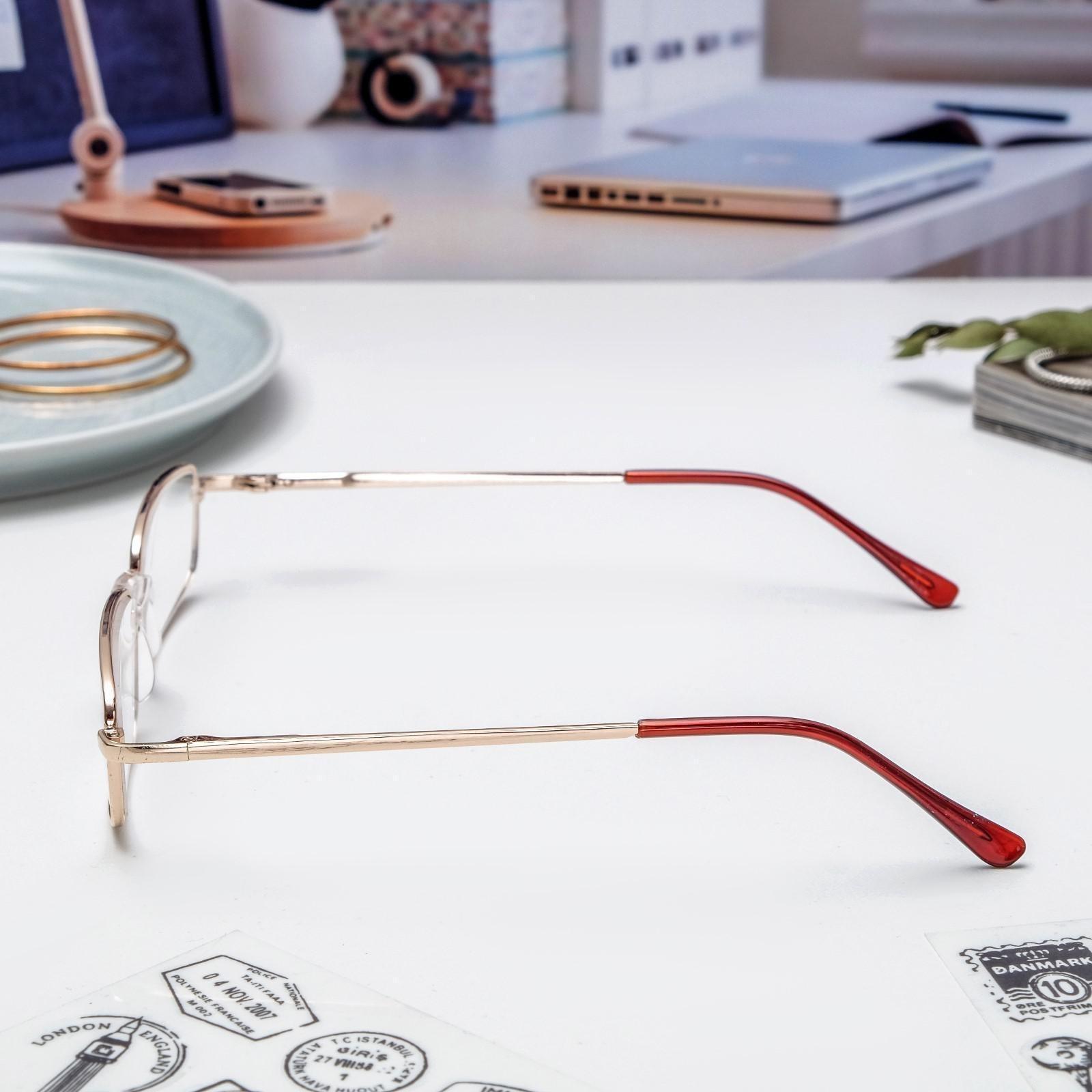 Очки корригирующие 2015, цвет золотой, -3