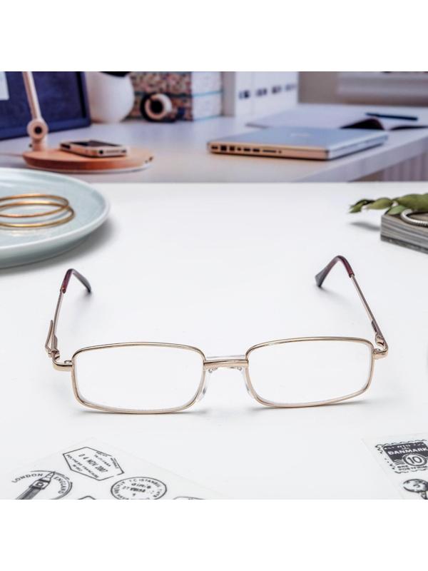 Очки корригирующие 2015, цвет золотой, -1