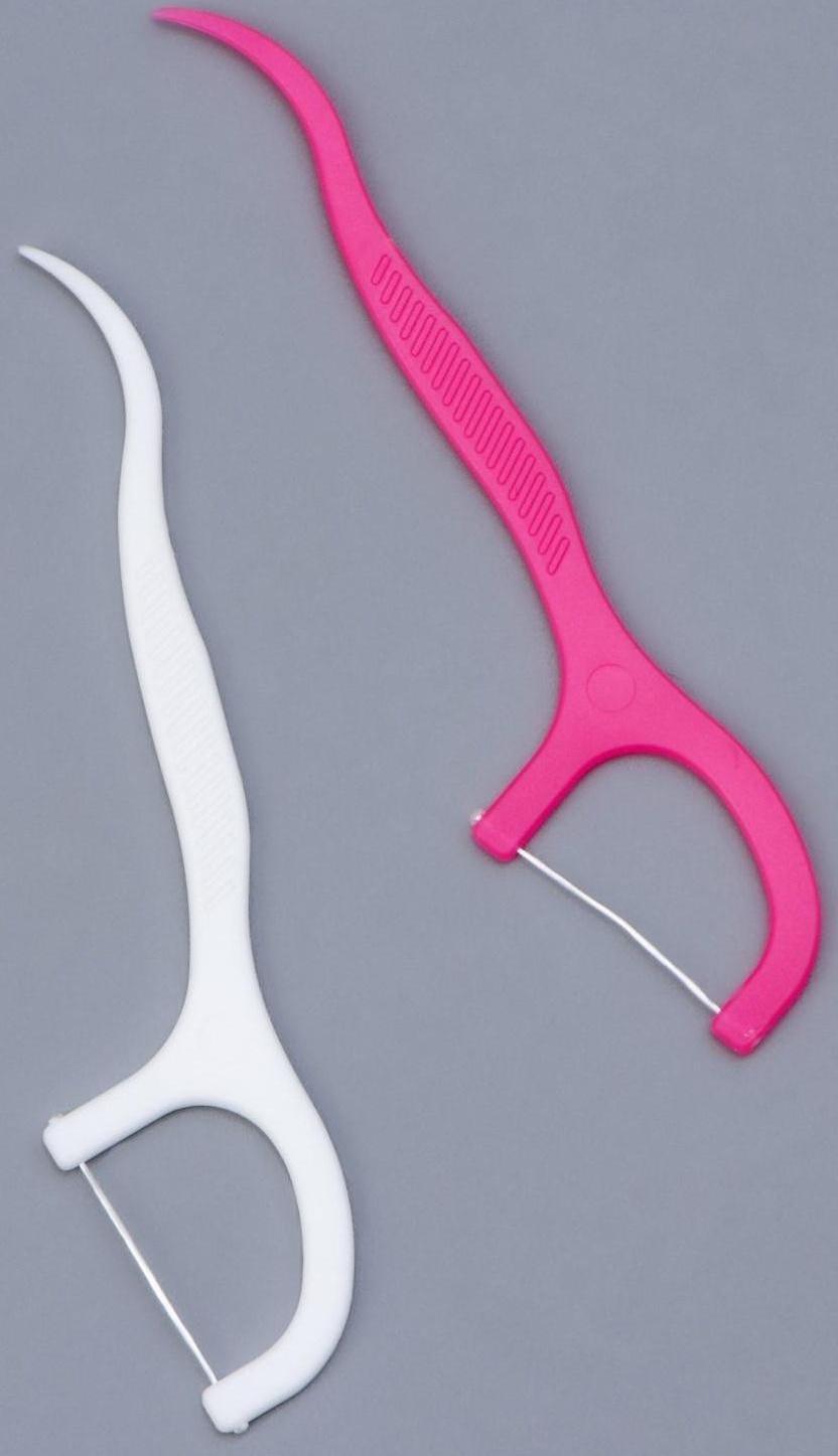 Зубочистка с зубной нитью, 20 шт, 7,5×1,5 см