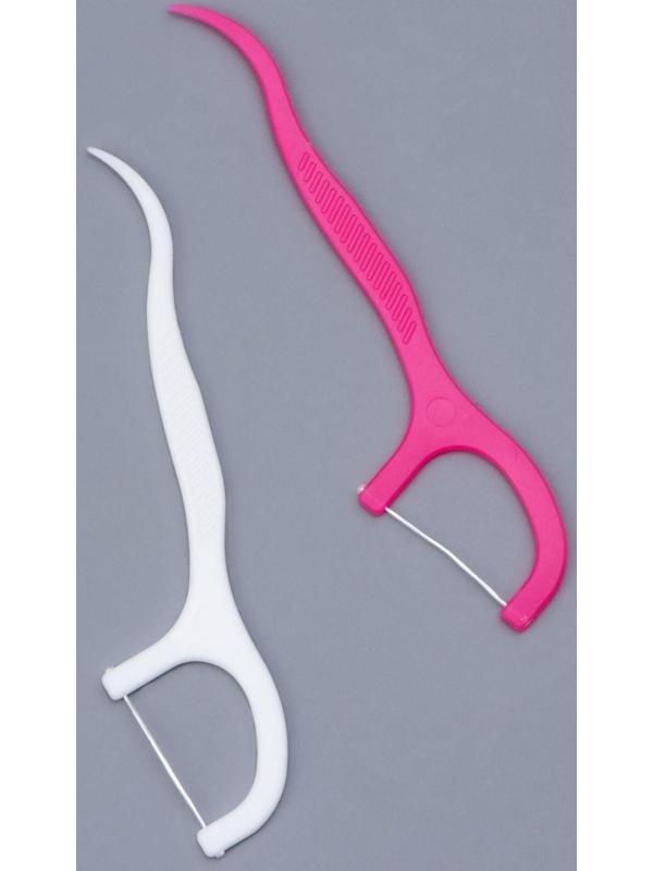 Зубочистка с зубной нитью, 20 шт, 7,5×1,5 см