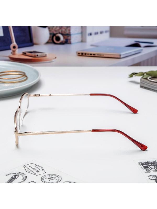 Очки корригирующие 2015, цвет золотой, -3,5