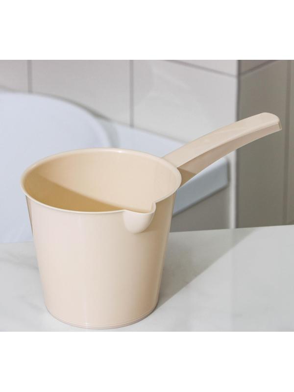 Ковш со сливом «Эконом», цвет МИКС