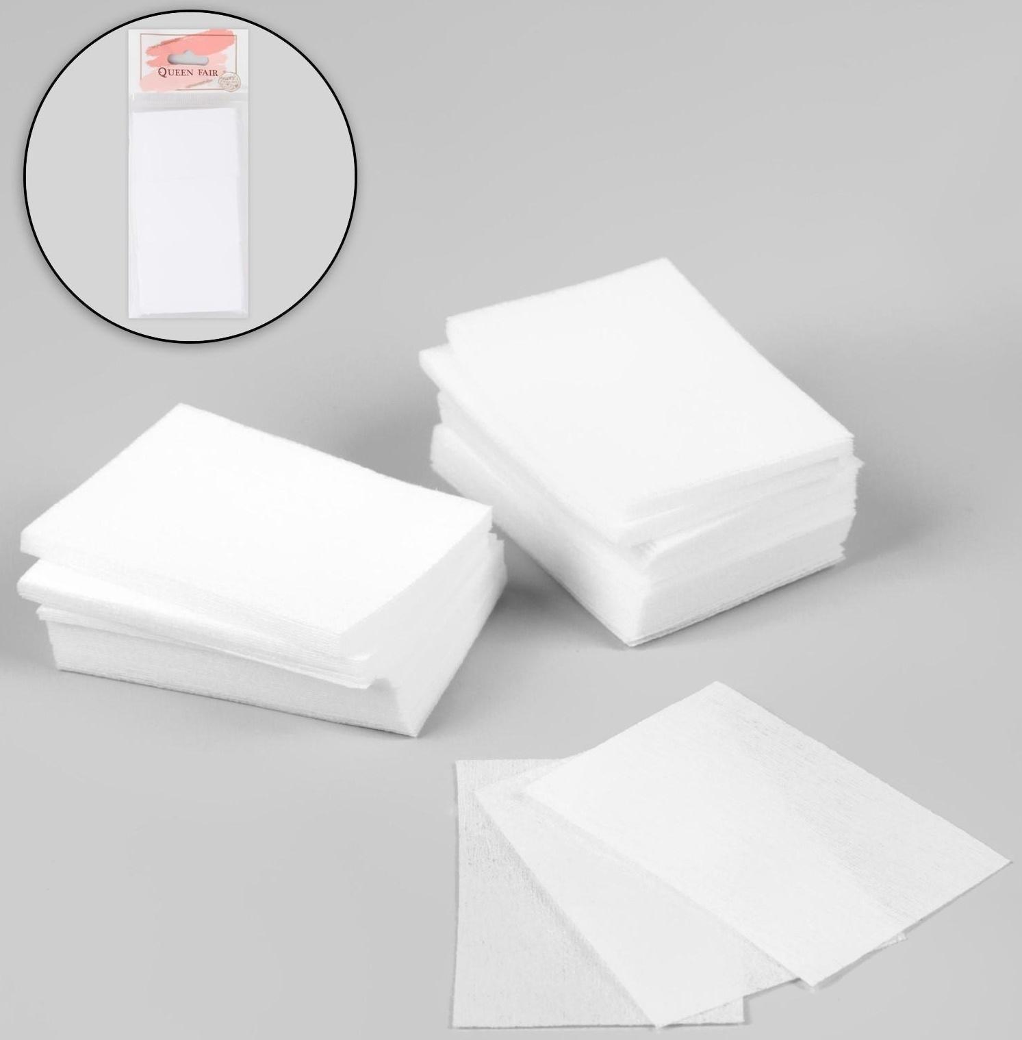 Салфетки для маникюра, безворсовые, 100 шт, 6 × 4 см