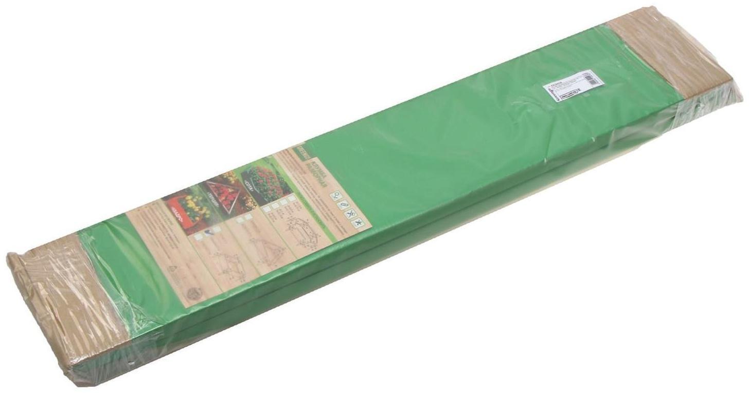 Клумба оцинкованная, 80 × 80 × 15 см, зелёная, Greengo