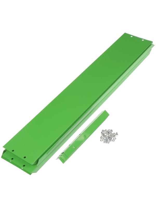 Клумба оцинкованная, 80 × 80 × 15 см, зелёная, Greengo