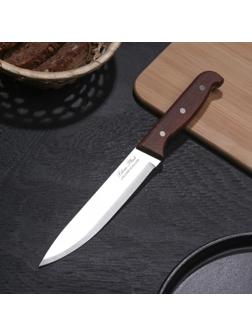 Нож кухонный «Классик», лезвие 16 см, деревянная рукоять