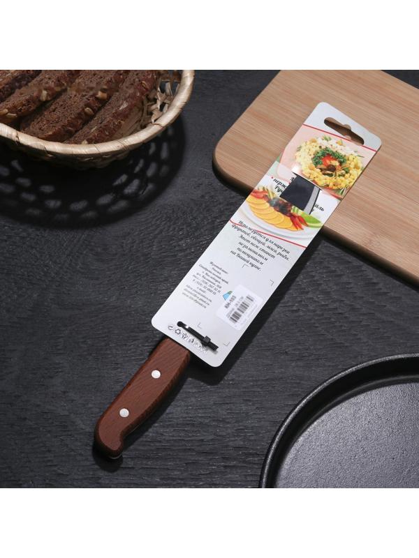 Нож кухонный «Классик», лезвие 16 см, деревянная рукоять