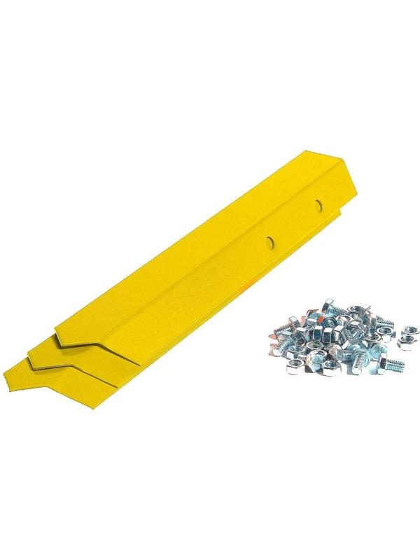 Клумба оцинкованная, 50 × 15 см, жёлтая, «Терция», Greengo