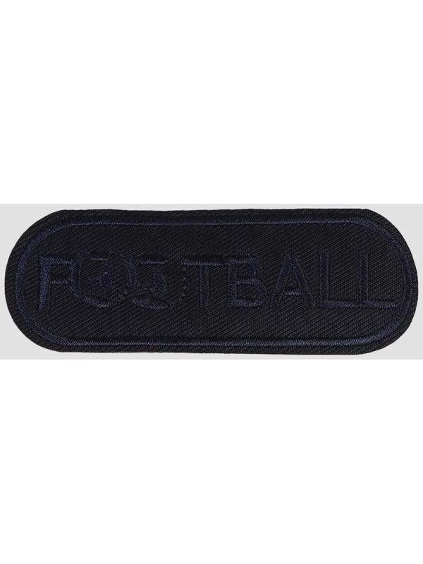 Термоаппликация «Футбол», 9 × 3 см, цвет тёмно-синий
