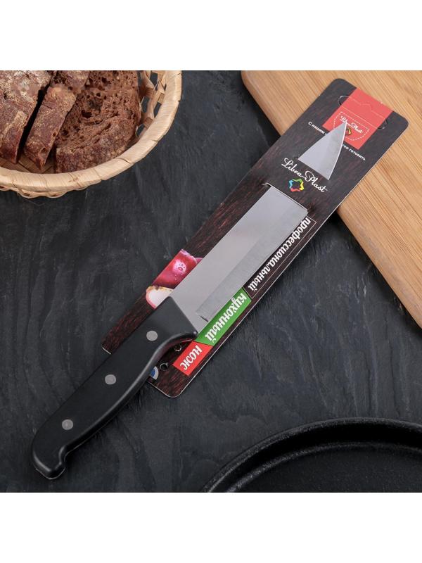 Нож кухонный «Классик» универсальный,лезвие 16 см, чёрная пластиковая ручка