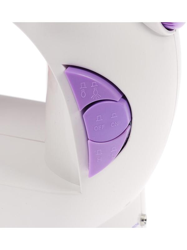 Швейная машинка Luazon LSH-03, 6 Вт, полуавтомат, 2 скорости, 4xАА или 220 В, белая