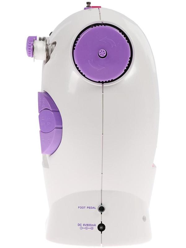 Швейная машинка Luazon LSH-03, 6 Вт, полуавтомат, 2 скорости, 4xАА или 220 В, белая