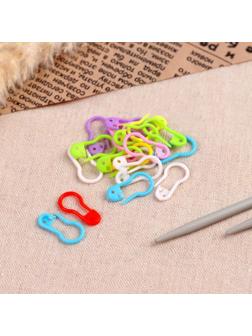 Набор булавок, 2,3 см, 20 шт, цвет разноцветный