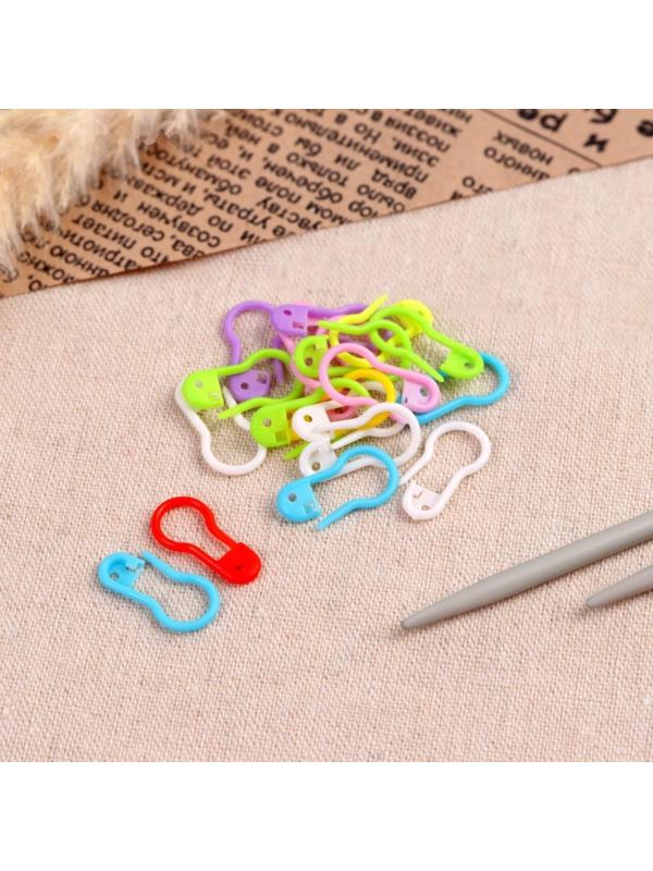 Набор булавок, 2,3 см, 20 шт, цвет разноцветный